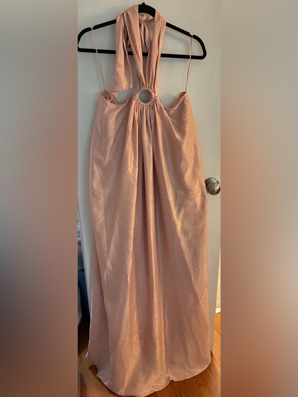 Aura Pink Halter top Dress - NWT - medium